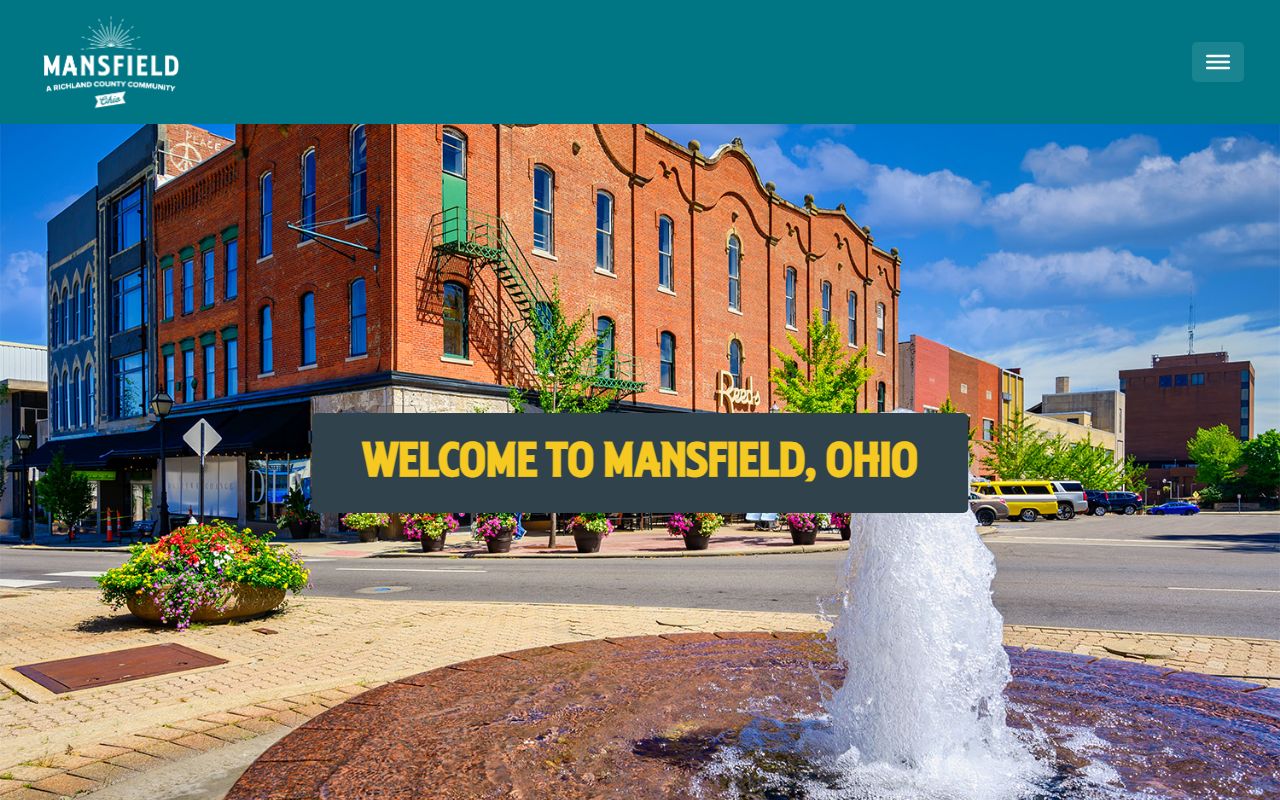 Mansfield Ohio dissolution of marriage records and city government resources